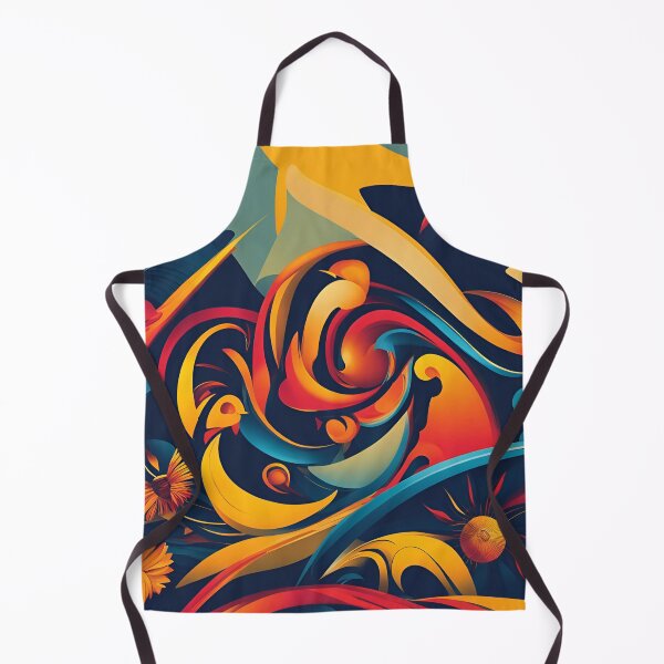 Artikelvorschau, Buntes Happy Abstract Fine Art T-Shirt entworfen und verkauft von artmanikin.