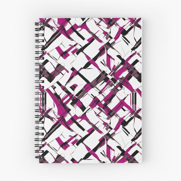 Item preview, Pattern in Preppy Style - Magenta, Violet, White, Black designed and sold by biiid.