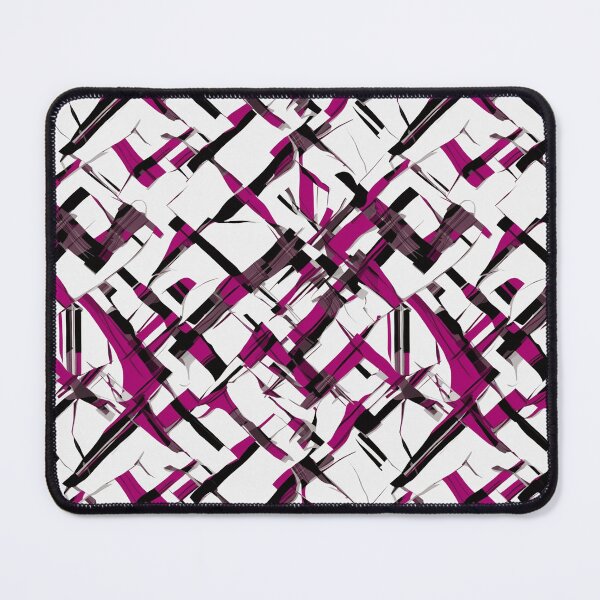 Item preview, Pattern in Preppy Style - Magenta, Violet, White, Black designed and sold by biiid.