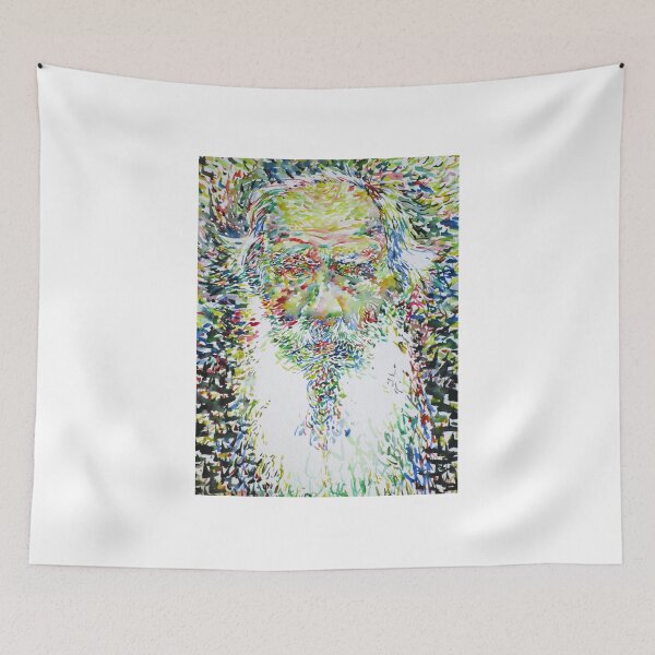 Item preview, LEO TOLSTOY - watercolor portrait.1 designed and sold by lautir.