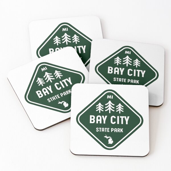 Item preview, Bay City State Park Michigan Rhombus designed and sold by bivenart.