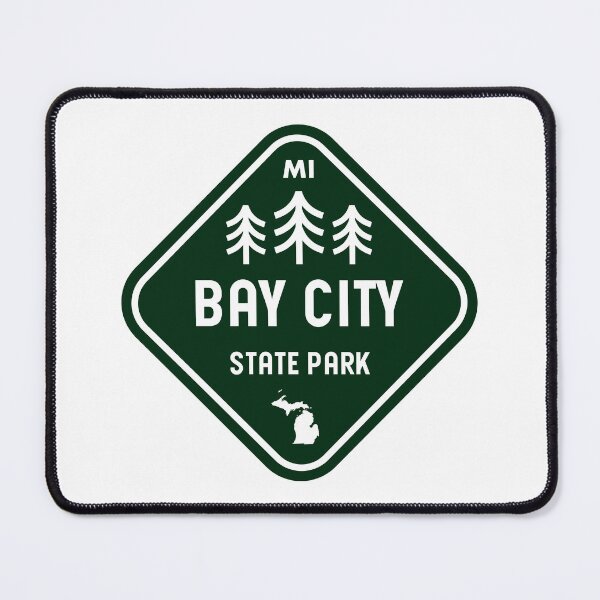 Item preview, Bay City State Park Michigan Rhombus designed and sold by bivenart.