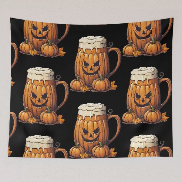 Item preview, Crazy pumpkin mug ready for Halloween party designed and sold by LSNY.