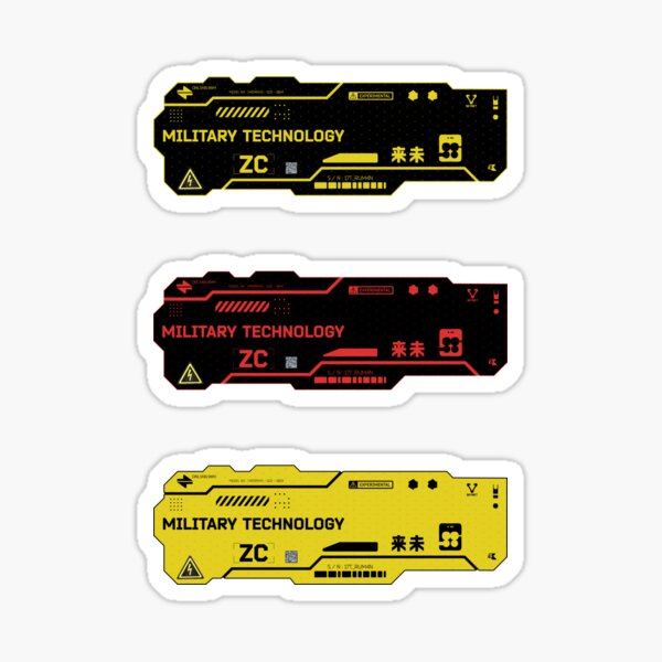 Artikel-Vorschau von Cyberpunk Chipset Experimental Military Technology Vol. 02, designt und verkauft von JulianoZn97.