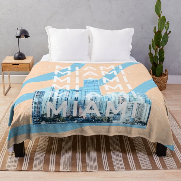 Item preview, Miami Beach, Miami Travel Art, Preppy, Preppy aesthetic, Blue designed and sold by Magic Love Art Print.