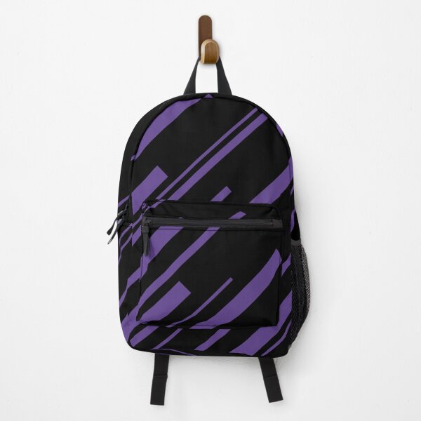 Item preview, Diagonals in Purple and Black Throw Pillow designed and sold by LAEC-Shop.