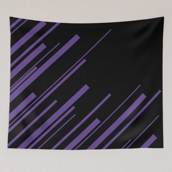 Item preview, Diagonals in Purple and Black Throw Pillow designed and sold by LAEC-Shop.