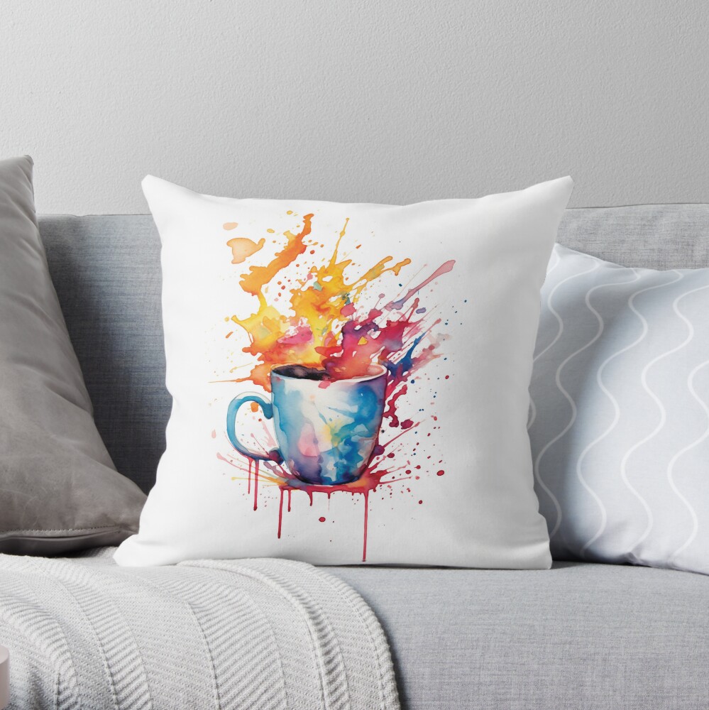 Item preview, Throw Pillow designed and sold by ColorsByNatasha.