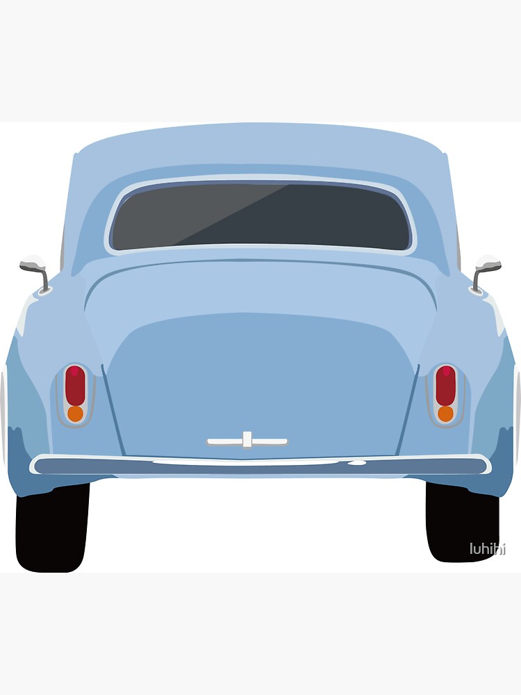 Classic Car Illustration: Keep Going. | Magnet