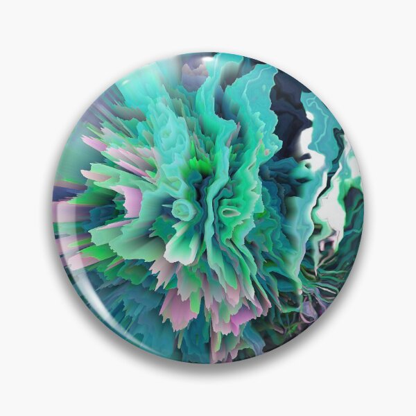 Item preview, IMAGE PRINT ONLY Marble Explosion Faux Marbled Texture Marbling Veins Abstract - Turquoise Blue Cyan Lilac designed and sold by Beachy.