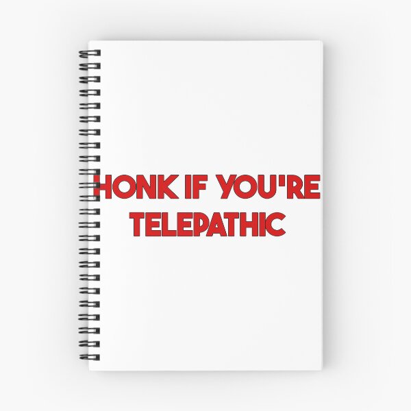 Item preview, Honk If You're Telepathic Sticker designed and sold by Martin-Designs.