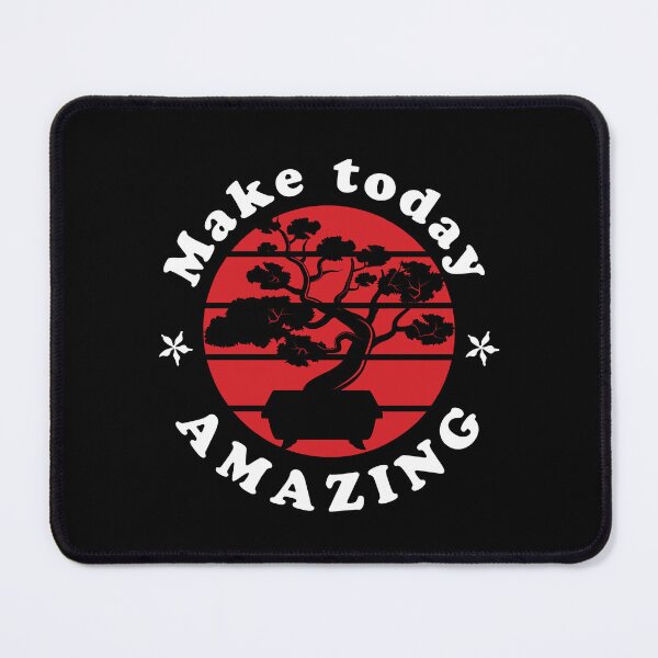 Item preview, "Make Today Amazing" Inspirational Quote Bonsai Tree Vintage Sunset designed and sold by LindaCooke.