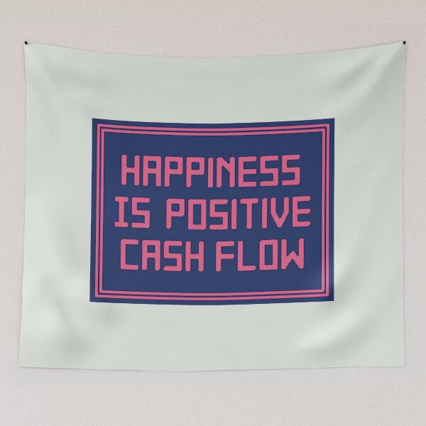 Item preview, Happiness is positive cash flow designed and sold by llleverage.