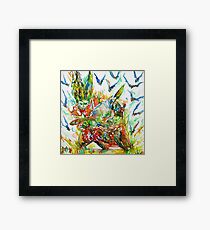 MOTOR DEMON with BATS Framed Print