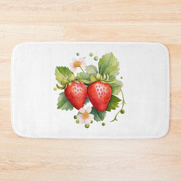 Item preview, cottagecore strawberry watercolor vibes designed and sold by Sleepy Girl Inc.