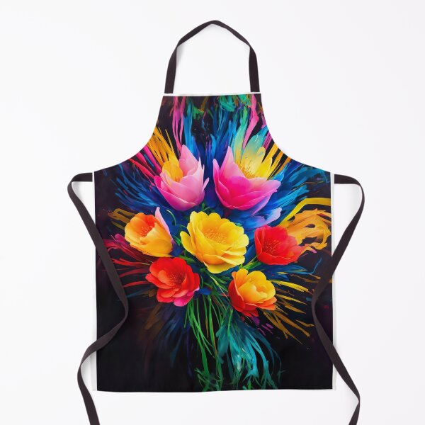 Item preview, Neon Rainbow Blooms designed and sold by redtrendy.