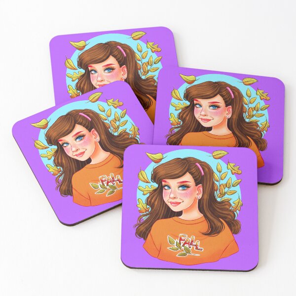 Item preview, Happy autumn girl designed and sold by Kalaidas-Art.