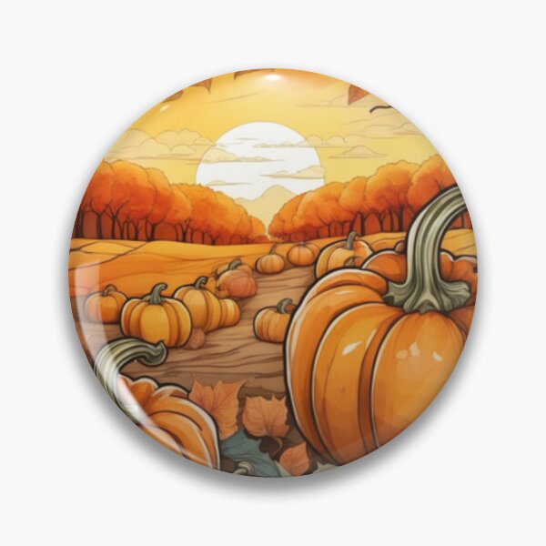 Item preview, Autumn pumpkins, fantasy autumn   designed and sold by aipaint.