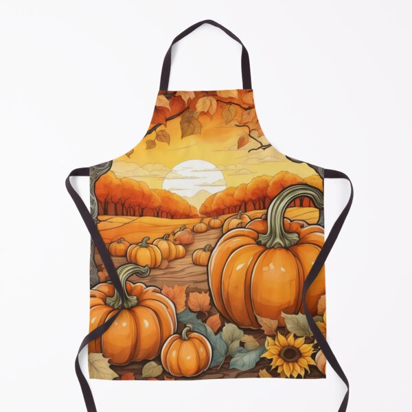 Item preview, Autumn pumpkins, fantasy autumn designed and sold by aipaint.
