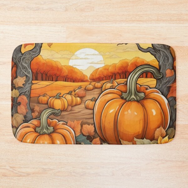 Item preview, Autumn pumpkins, fantasy autumn   designed and sold by aipaint.