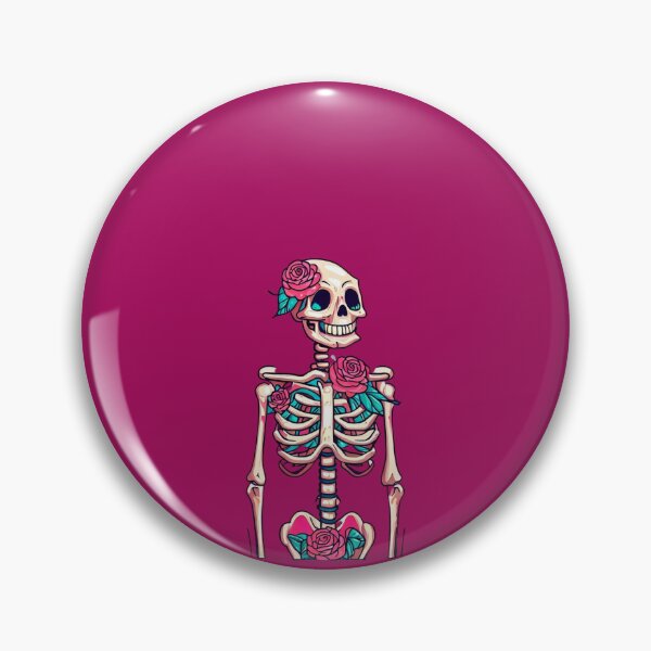 Item preview, "Rose Skeleton Sticker - Mythical and Romantic Art" designed and sold by shineslush.