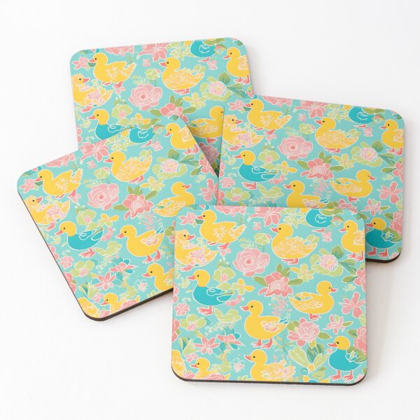 Item preview, Cute chinoiserie style yellow ducklings designed and sold by SophieClimaArt.