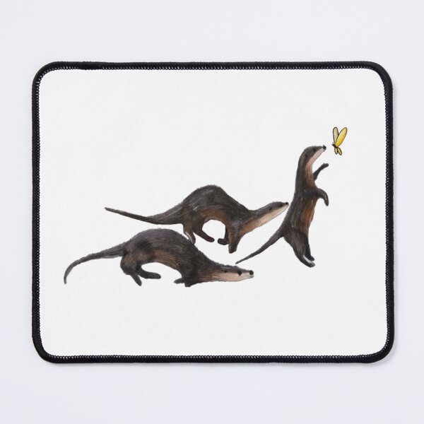 Item preview, Otters Chasing a Butterfly designed and sold by taraliane.