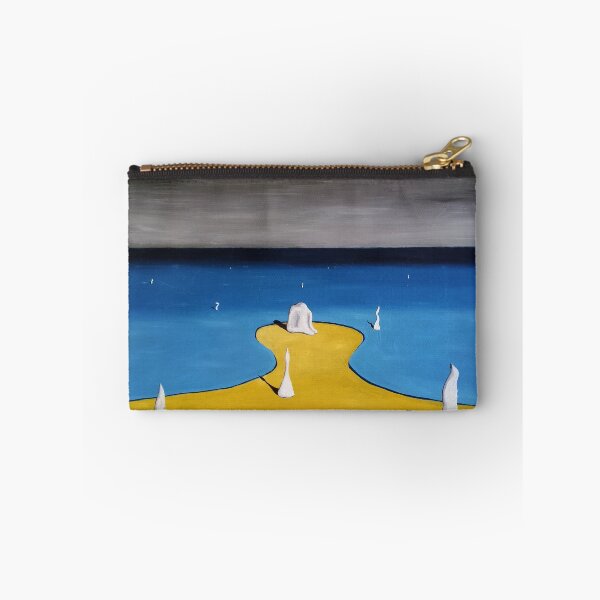 Item preview, SURREALISM - Fetal Position At Crowded Beach designed and sold by Jeremy Crotty.
