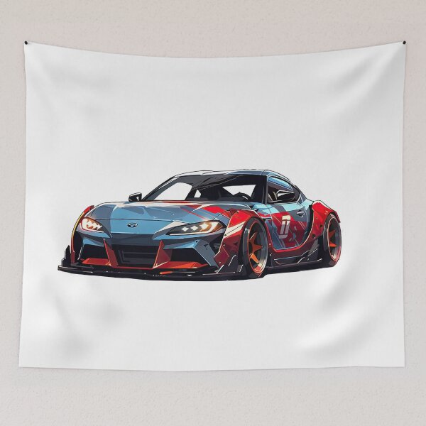 Item preview, Anime Toyota Supra (Mark 5, MKV) Sticker designed and sold by Martin-Designs.