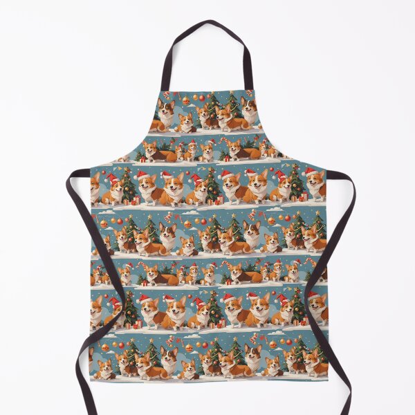 Item preview, Xmas Corgis, Dogs at Christmas Time - Christmas Themed Pattern designed and sold by Seneku-Design.