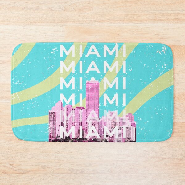 Item preview, Miami Beach, Miami Travel Art, Preppy, Preppy aesthetic, Green and Pink designed and sold by Magic Love Art Print.