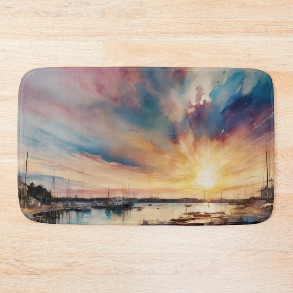 Item preview, Brilliant Sunset at the Docks designed and sold by DigiDesignArt.