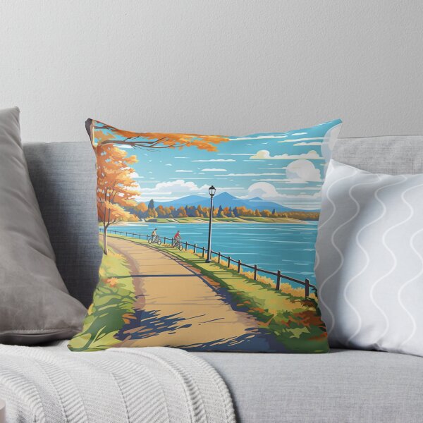 Item preview, A Pop Art Travel Print of Lake Champlain - Vermont - US  designed and sold by StudioRedKoala.
