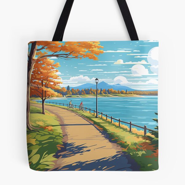 Item preview, A Pop Art Travel Print of Lake Champlain - Vermont - US  designed and sold by StudioRedKoala.