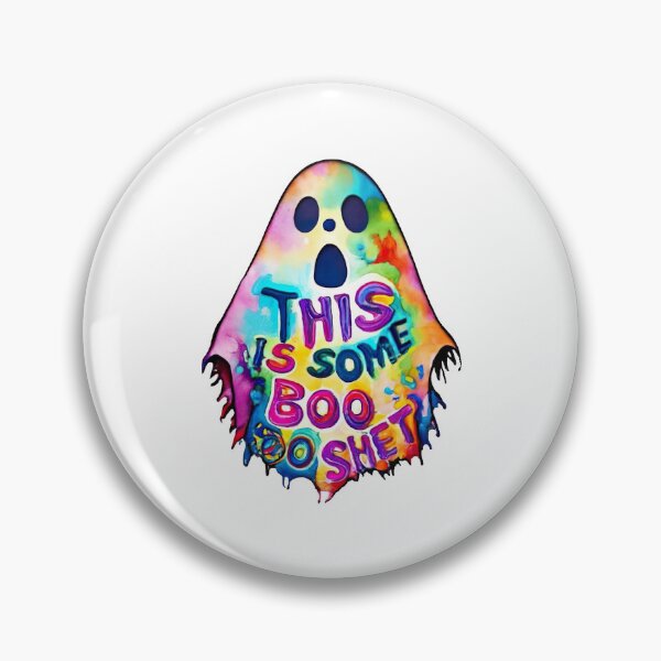 Item preview, Vibrant Watercolor Rainbow Ghost 'This is Some Boo Sheet' designed and sold by witch-night.
