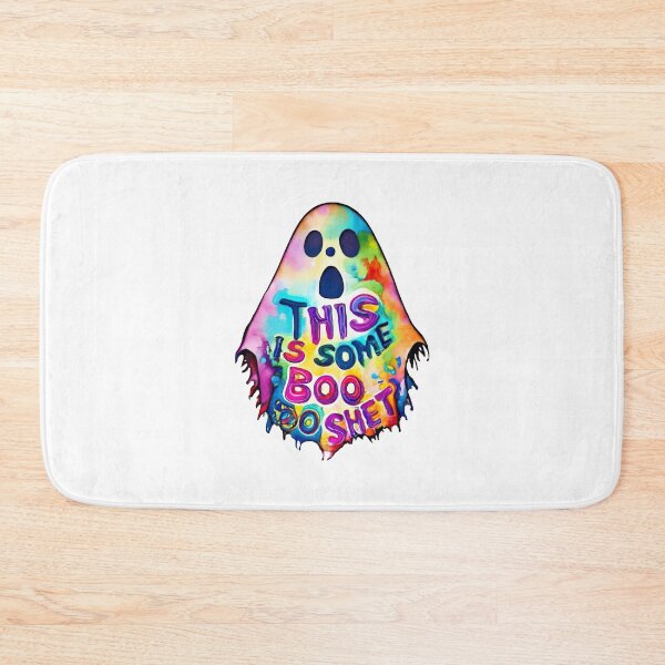 Item preview, Vibrant Watercolor Rainbow Ghost 'This is Some Boo Sheet' designed and sold by witch-night.
