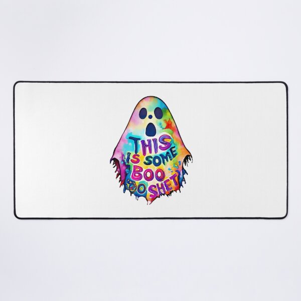Item preview, Vibrant Watercolor Rainbow Ghost 'This is Some Boo Sheet' designed and sold by witch-night.