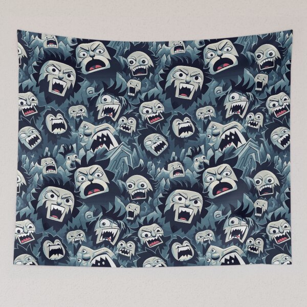 Item preview, Halloween Horror Epic Face designed and sold by EffatDezign.