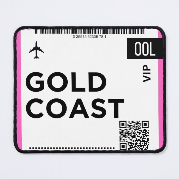 Artikelvorschau, Gold Coast – Bordkarte für Miniflugzeuge für Australien entworfen und verkauft von RoamInk.