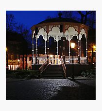 Muziek Kiosk op het Munsterplein, Roermond Photographic Print