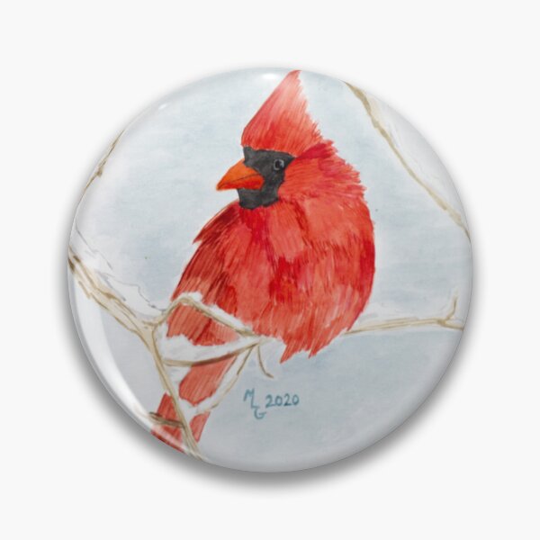 Item preview, Cardinal in Snow designed and sold by Cornflowersart.