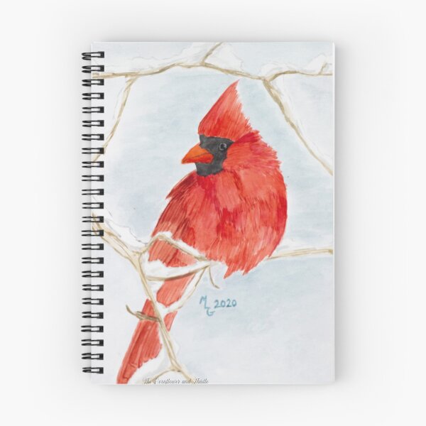 Item preview, Cardinal in Snow designed and sold by Cornflowersart.