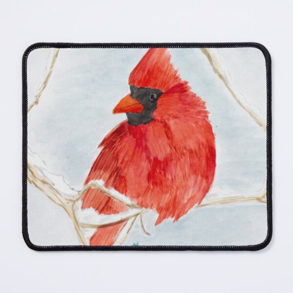 Item preview, Cardinal in Snow designed and sold by Cornflowersart.