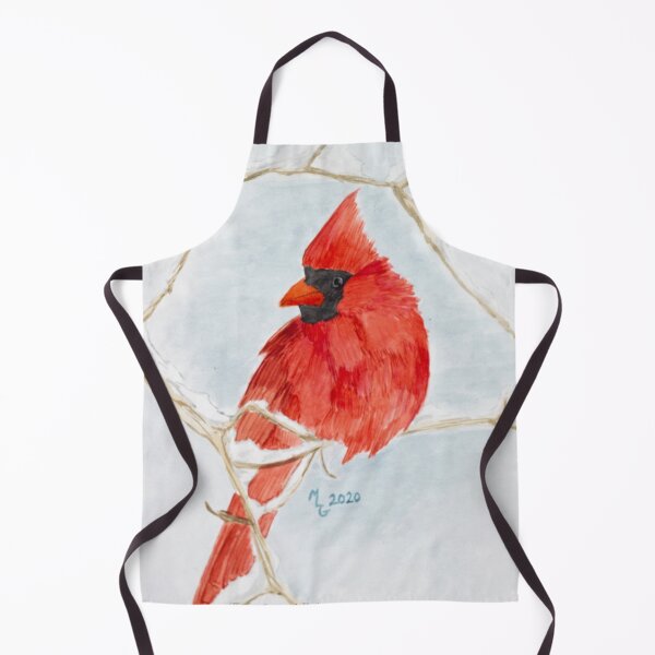 Item preview, Cardinal in Snow designed and sold by Cornflowersart.