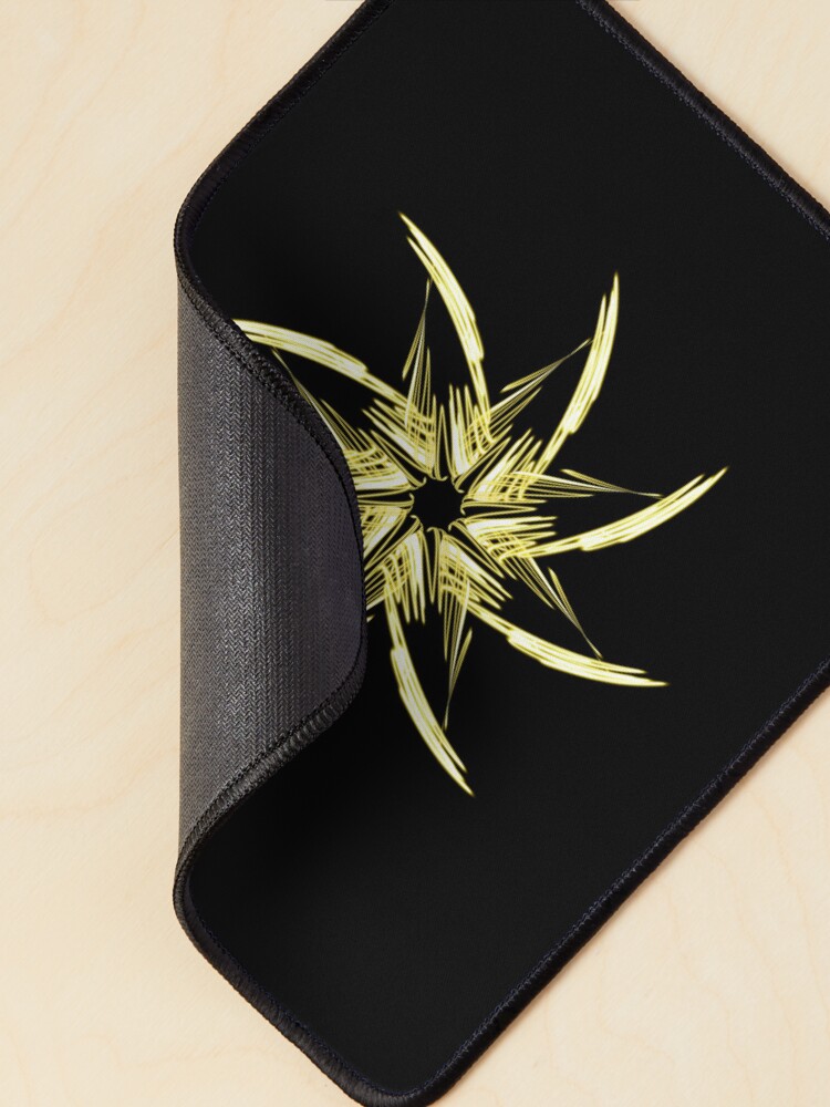 Thumbnail 2 of 5, Mouse Pad, Yellow star designed and sold by RomeoAzahar.