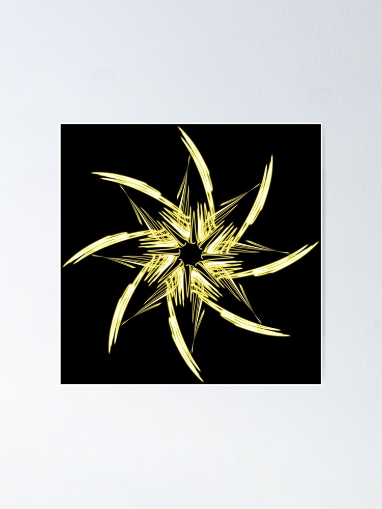 Thumbnail 1 of 3, Poster, Yellow star designed and sold by RomeoAzahar.