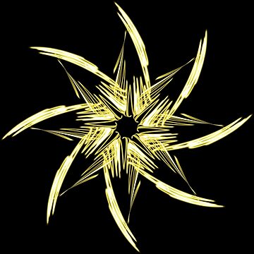 Artwork thumbnail, Yellow star by Meo Design