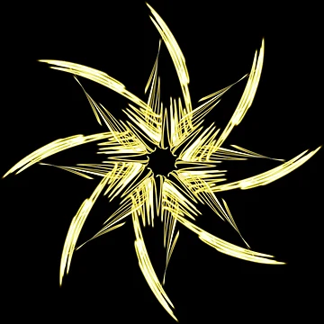 Artwork thumbnail, Yellow star by Meo Design