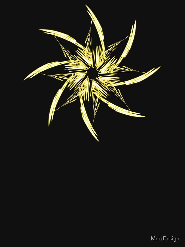 Thumbnail 6 of 6, Lightweight Sweatshirt, Yellow star designed and sold by Meo Design.