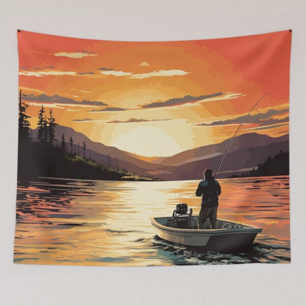 Item preview, A Pop Art Travel Print of Lake Champlain - Vermont - US  designed and sold by StudioRedKoala.